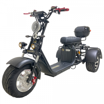Электроскутер трехколесный CITYCOCO GT X11 PRO TRIKE 2024 Матовый черный